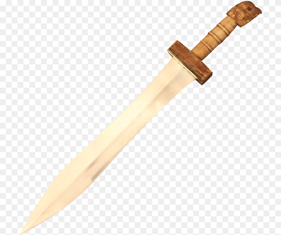 Roman Parazonium Gladius Grade Wooden Roman Swords Wooden Hilt Gladius Sword, Blade, Dagger, Knife, Weapon Free Png