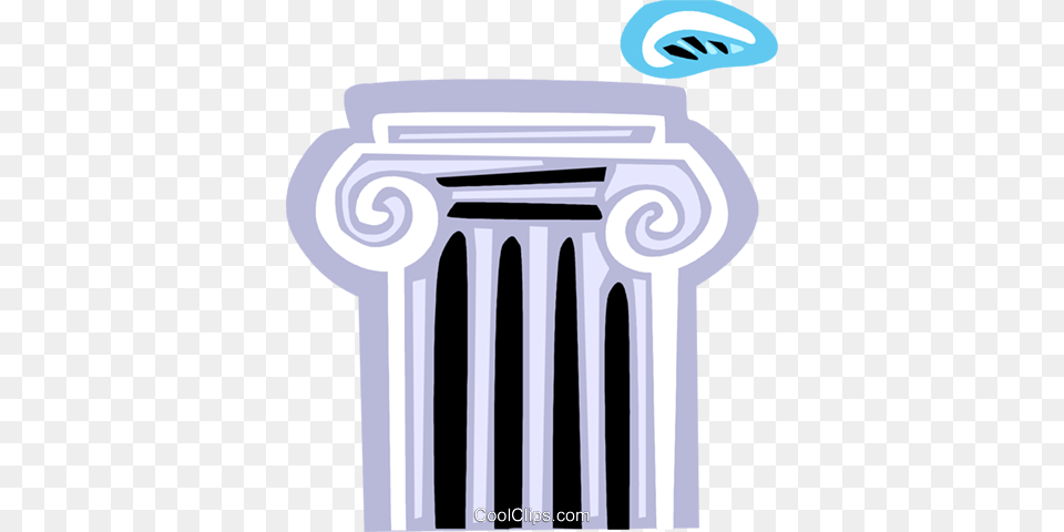 Roman Pedestal Royalty Vector Clip Art Illustration, Architecture, Pillar, Helmet, Mailbox Free Png