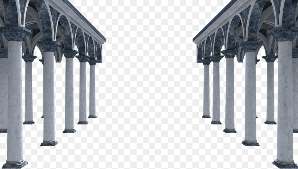 Roman Pillars Arch Pillars Vector, Architecture, Building, Pillar Free Png Download