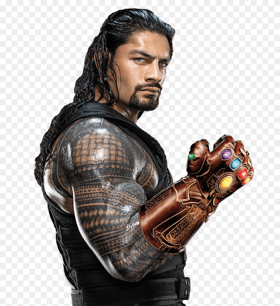 Roman Reigns, Tattoo, Clothing, Skin, Person Png