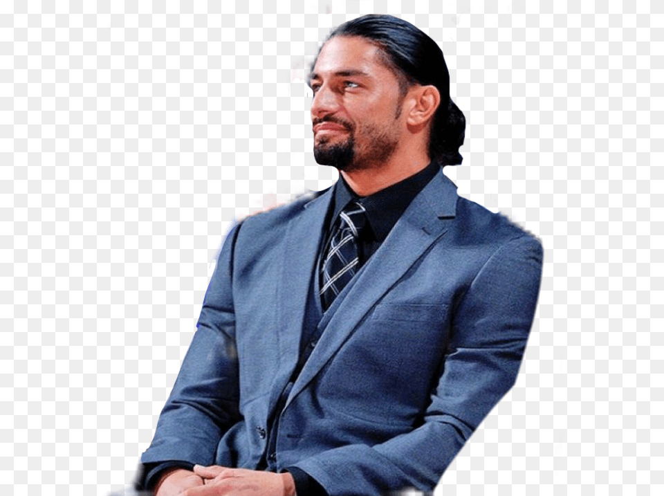 Roman Reigns, Accessories, Suit, Person, Man Free Png Download