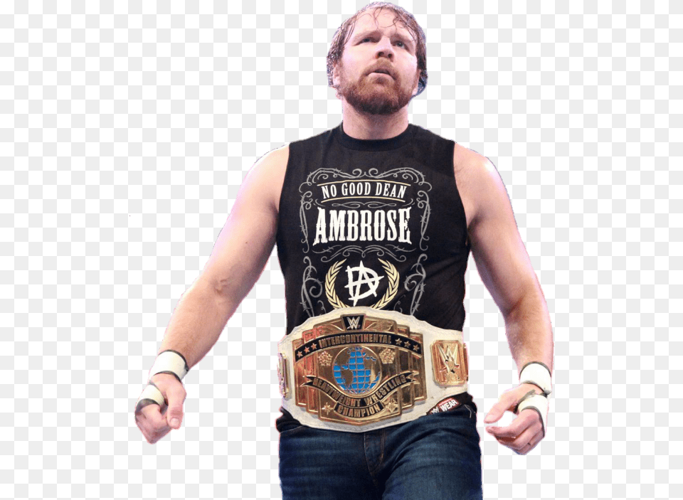 Roman Reigns Dean Ambrose Champs Wwe Dean Ambrose Intercontinental Champion 2017, Accessories, T-shirt, Clothing, Male Png