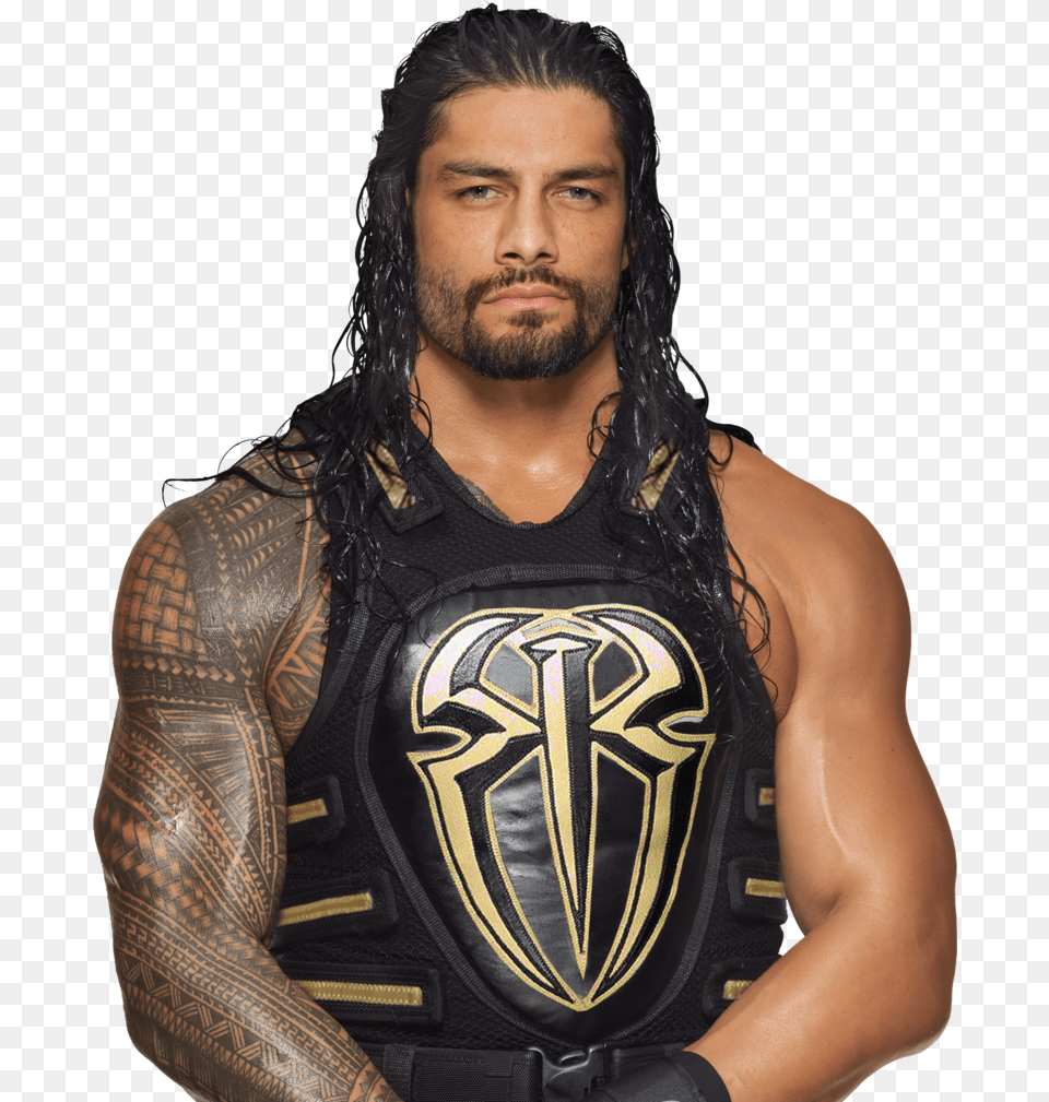 Roman Reigns Funny, Person, Skin, Tattoo, Adult Png Image