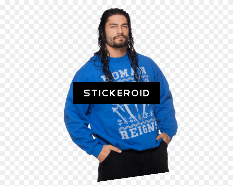 Roman Reigns Image, Adult, Sweatshirt, Sweater, Sleeve Png