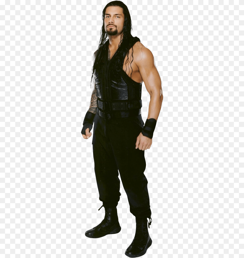 Roman Reigns Roman Reigns Full Size, Adult, Vest, Person, Woman Free Transparent Png