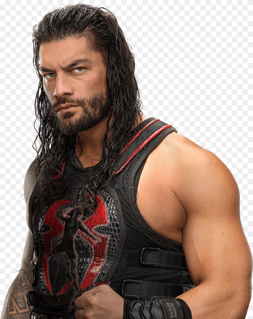 Roman Reigns Universal Champion 4 Roman Reigns Hd Photo New, Vest, Tattoo, Skin, Clothing Free Transparent Png