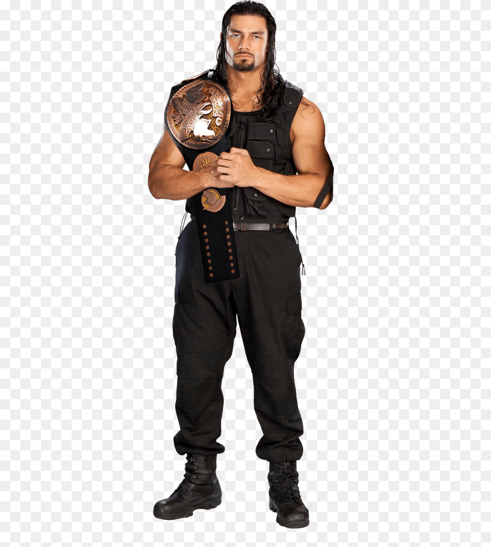 Roman Reigns Wrestler, Clothing, Vest, Adult, Male Free Transparent Png