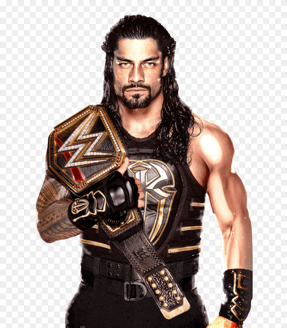 Roman Reigns Wwe Champion 2016 By Https Roman Reigns Autograph Wwe 11x14 Picture Signed, Accessories, Adult, Belt, Buckle Free Transparent Png