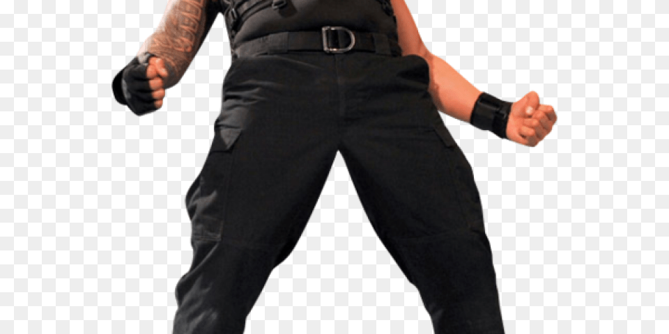 Roman Reigns Wwe Shoe, Person, Pants, Hand, Finger Free Transparent Png