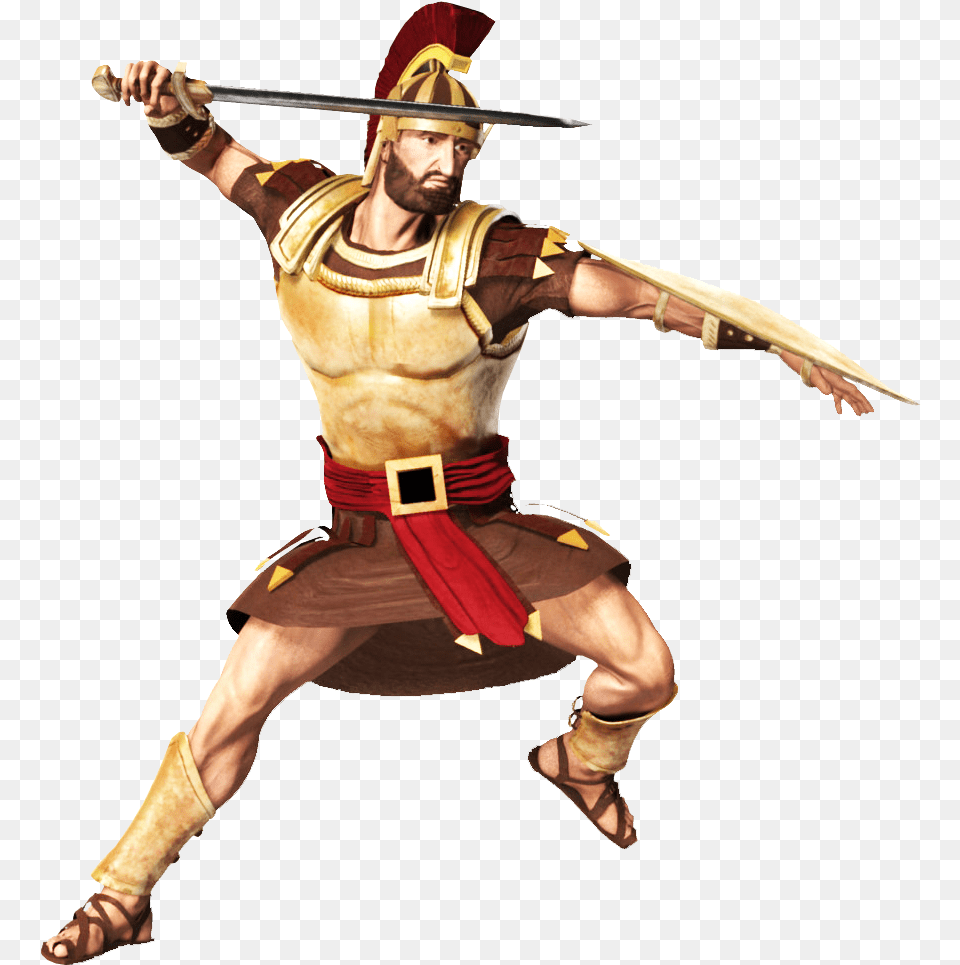Roman Soldier, Sword, Weapon, Adult, Male Free Transparent Png