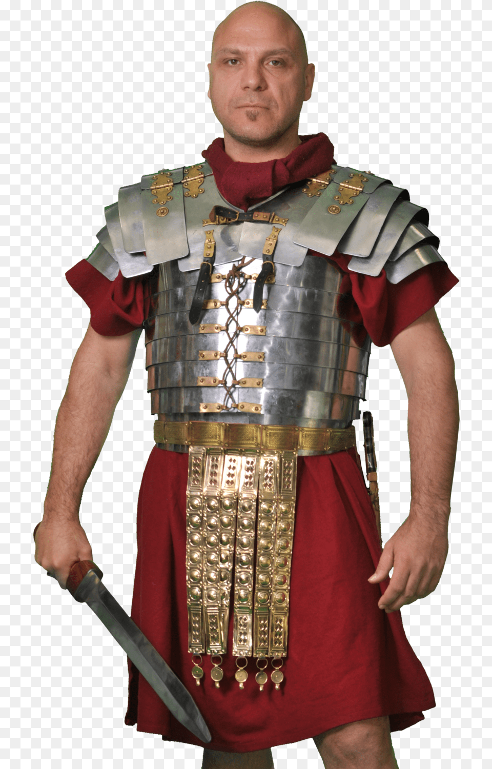Roman Soldier 4 By Georgina Gibson On Clipart Library Roman Soldier Armor, Weapon, Sword, Person, Man Free Png