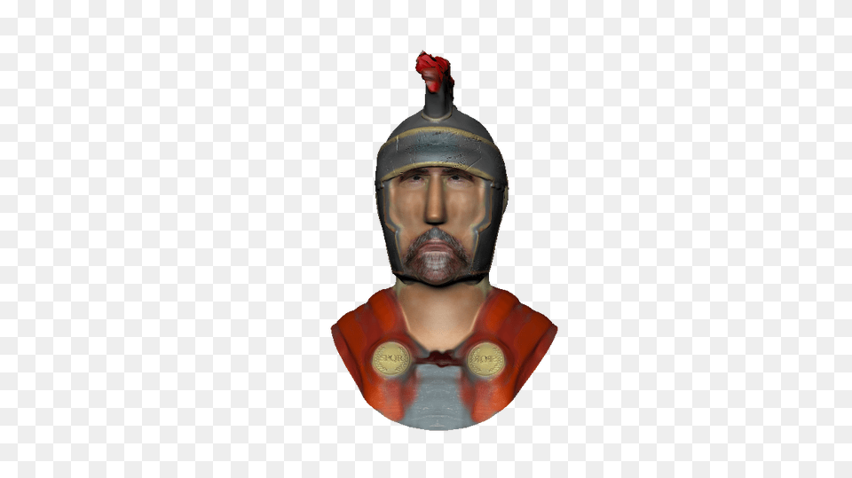 Roman Soldier Head, Adult, Male, Man, Person Free Png Download