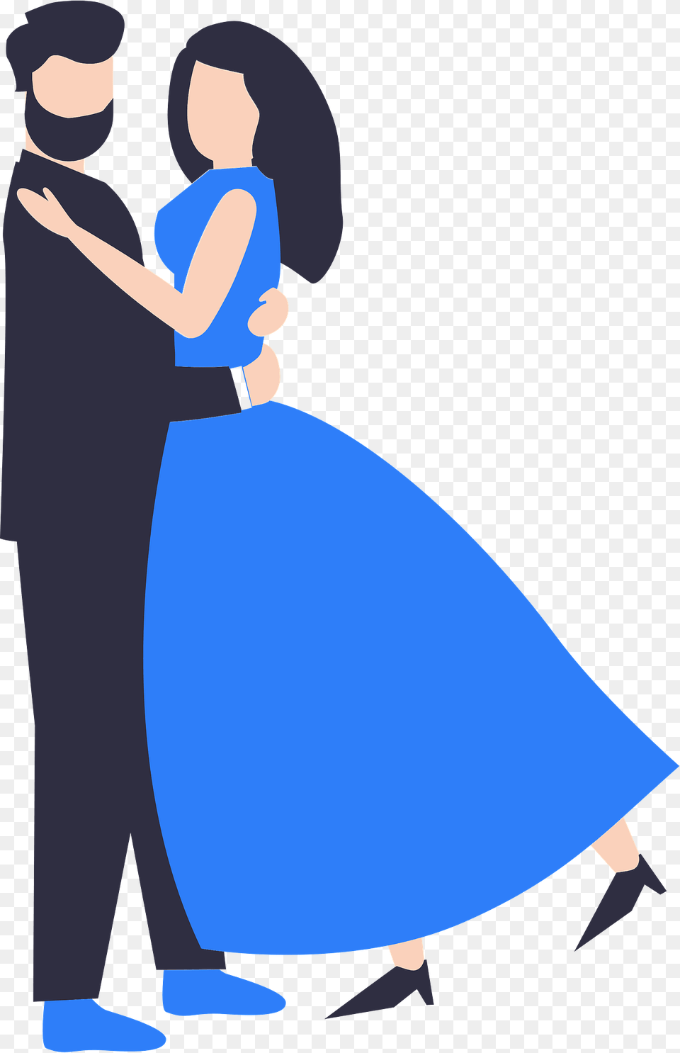 Romance Clipart, Clothing, Person, Dancing, Dress Png Image