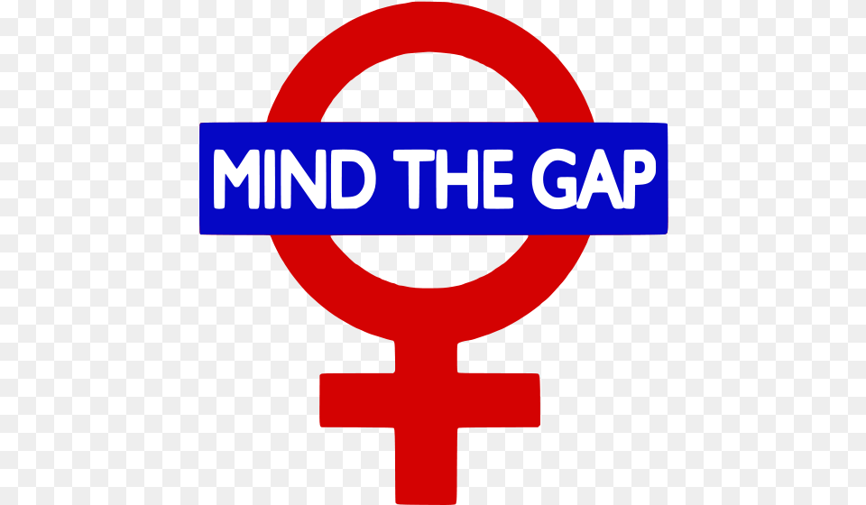 Romancing Feminism Mind The Gap Gender, Logo, Sign, Symbol Free Transparent Png