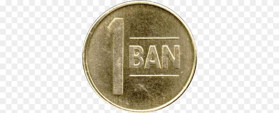 Romania 1 Ban 2005 Transparent Coin, Money, Disk Png