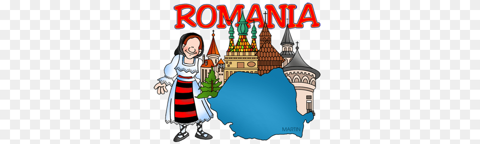 Romania Clip Art, Book, Comics, Publication, Baby Free Png Download
