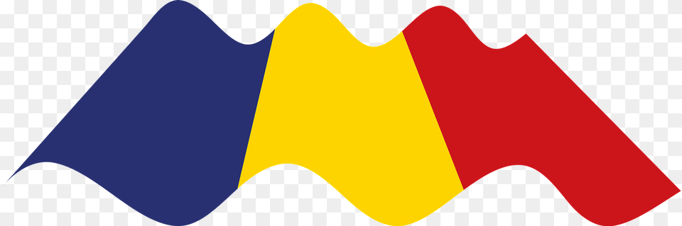 Romania Wavy Flag Clipart, Logo, Person Png Image
