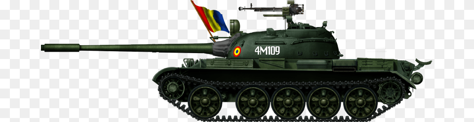 Romanian T 55a From The Time Of The Anti Communist T 55 Tank Romania, Armored, Military, Transportation, Vehicle Free Transparent Png