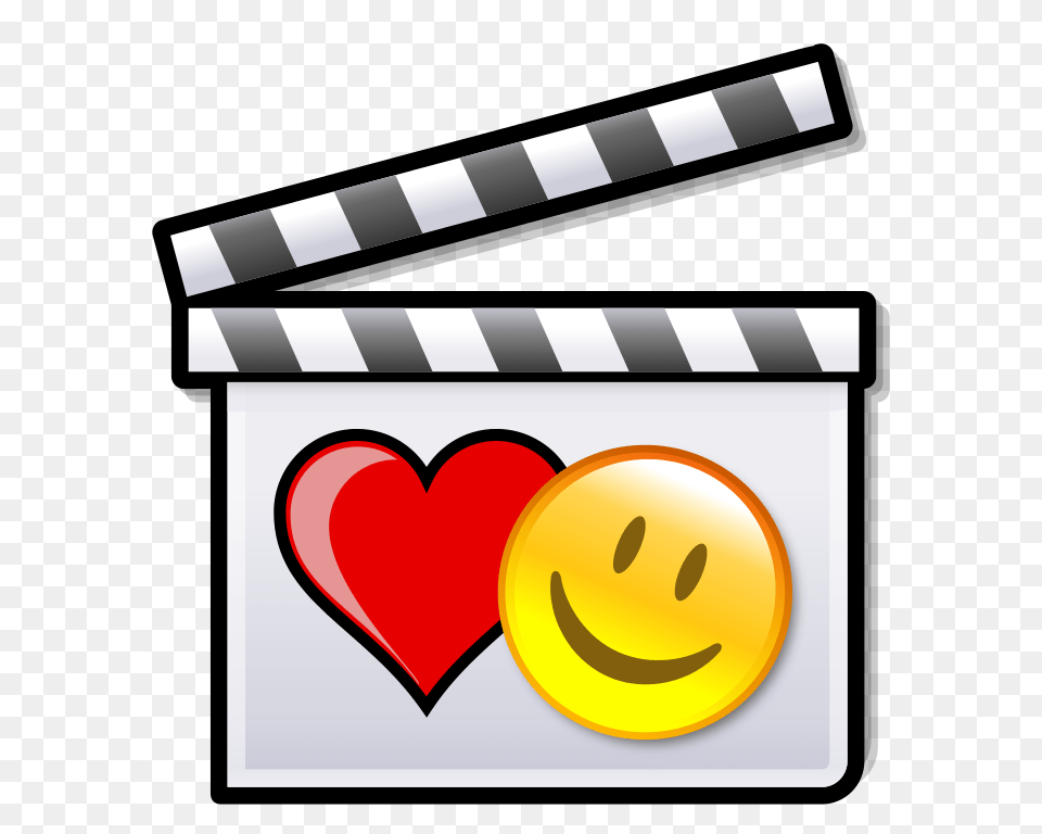 Romantic Comedy Film Clapperboard Free Png