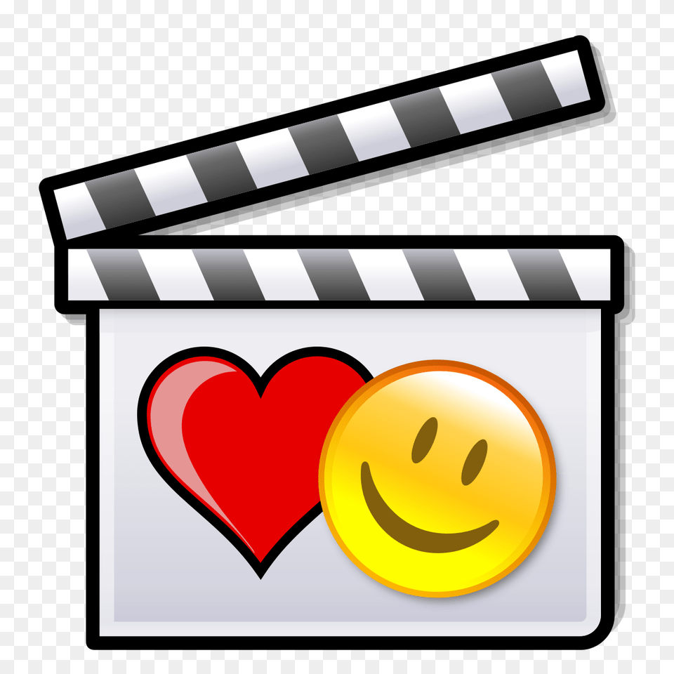 Romantic Comedy Film Stub, Clapperboard Png Image