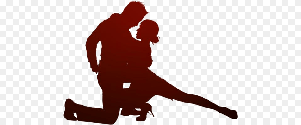Romantic Couple Dancing Clipart Romantic Silhouette, Kneeling, Person, Baby Free Png