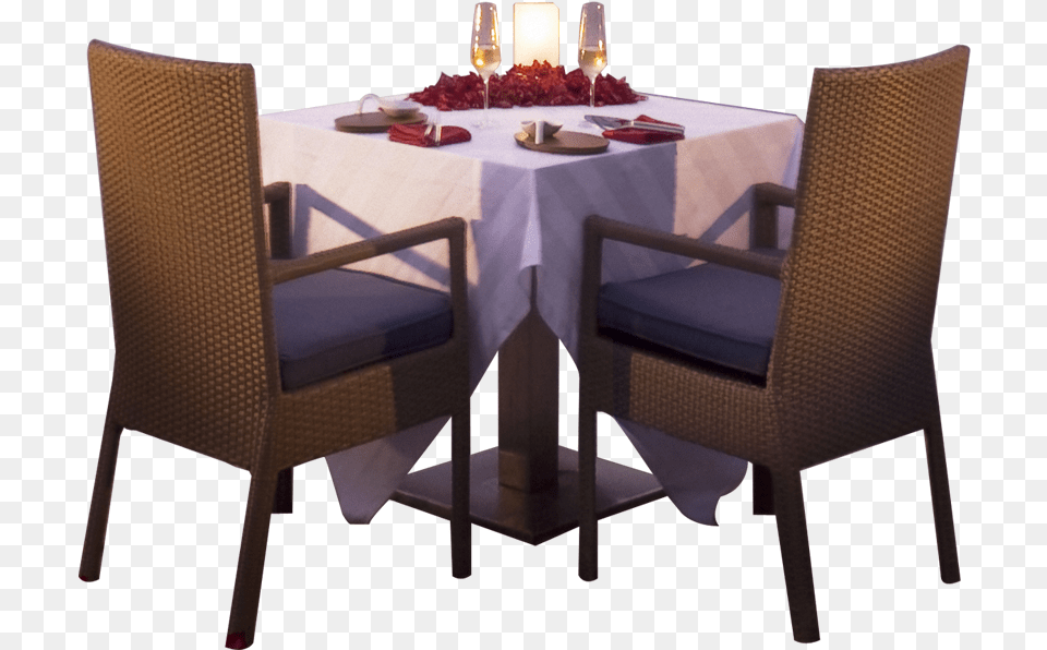 Romantic Dinner On The Beach, Architecture, Table, Room, Indoors Free Png Download
