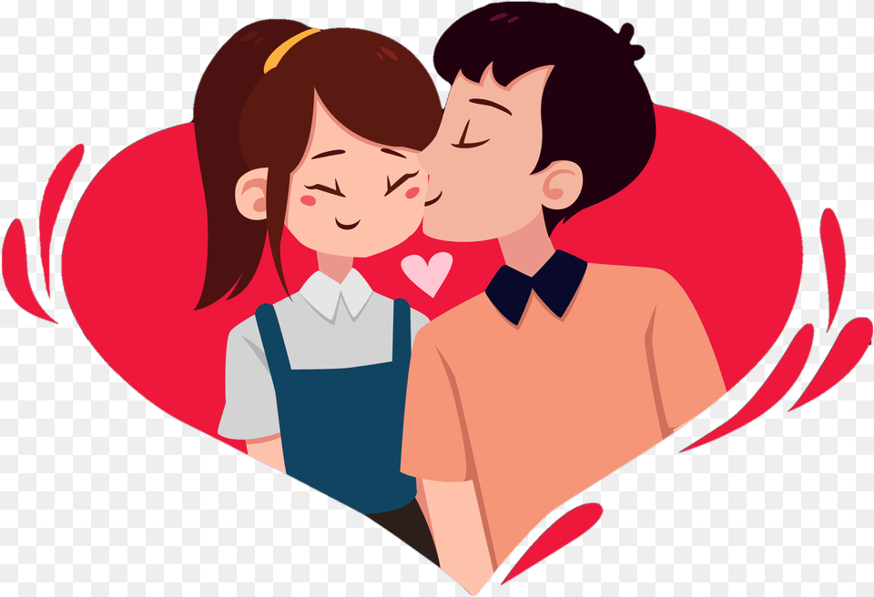 Romantic File Love Couple, Heart, Adult, Person, Female Free Png Download