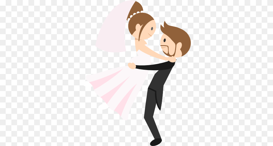 Romantic Groom Wedding Couple Bride People Icon Wedding Couple Animated, Dancing, Leisure Activities, Person, Baby Free Png