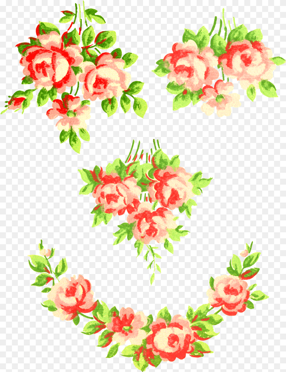 Romantic Pink Flower Border Pic Portable Network Graphics, Art, Floral Design, Pattern, Plant Free Transparent Png