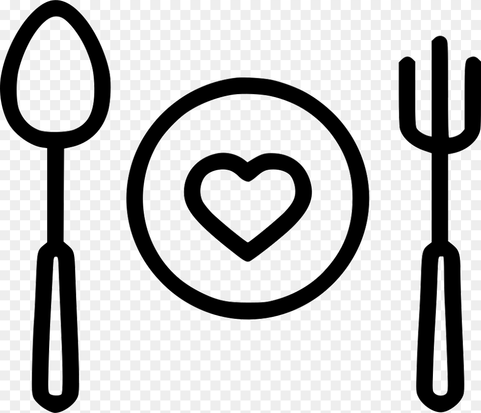 Romantic Valentine Day Date Dinner Snacks Date Dinner Icon, Cutlery, Fork, Spoon, Ammunition Png Image