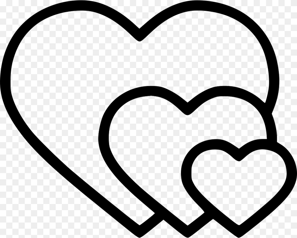 Romantic Valentine Valentines Day Heart Hearts Icon Valentine Free, Stencil, Sticker Png
