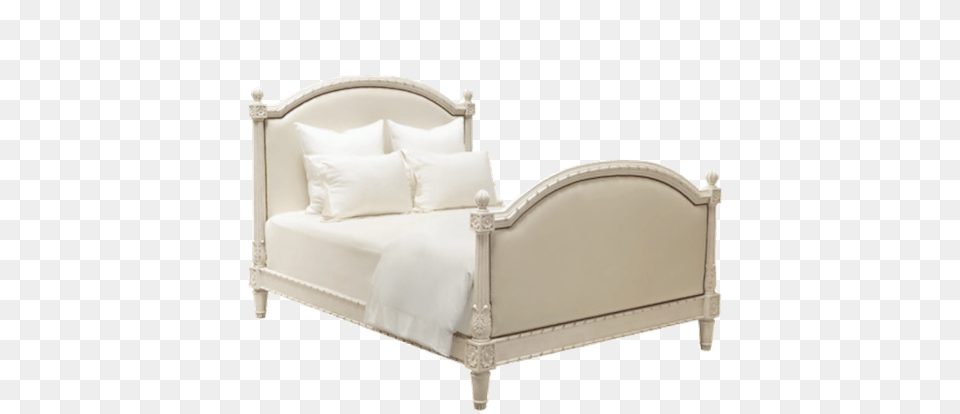 Romantic White Bed, Couch, Cushion, Furniture, Home Decor Free Png