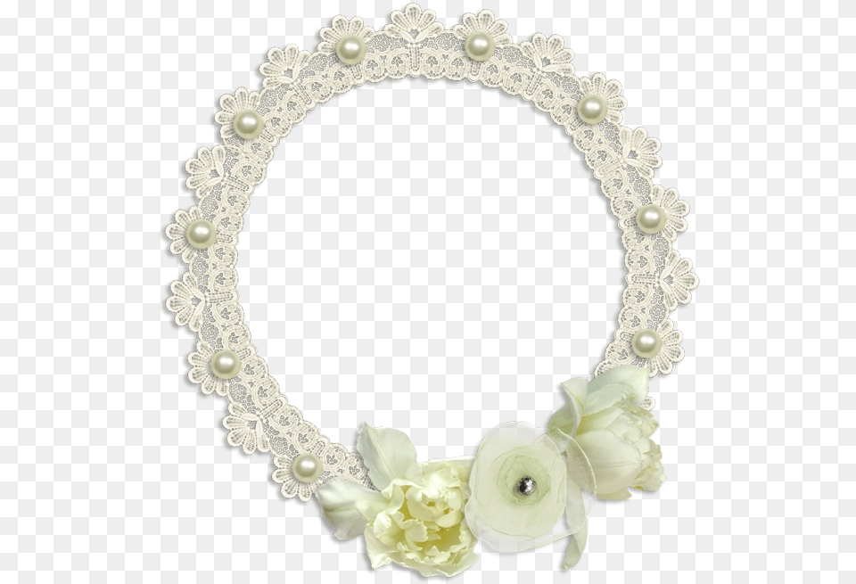 Romantico Floral En Blanco Roto Picture Frame, Accessories, Jewelry, Necklace, Bracelet Free Png