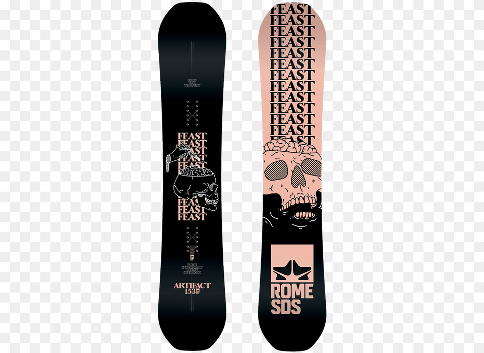 Rome Artifact Snowboard 2020 Rome Artifact Snowboard 2020, Skateboard, Nature, Outdoors, Text Free Png
