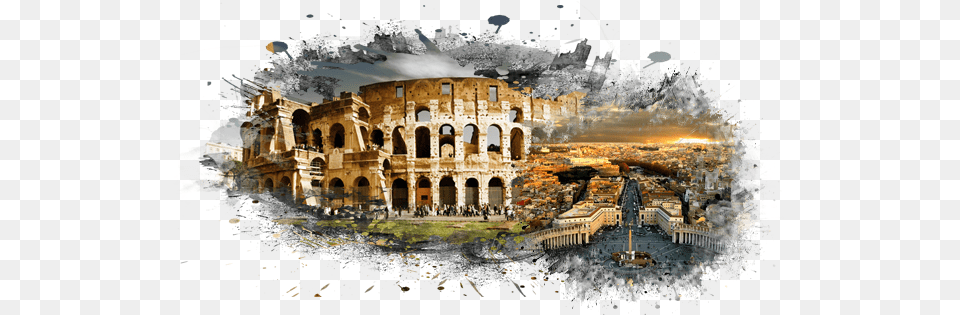 Rome Car Rental Colosseum, Architecture, Building, Castle, Fortress Free Png