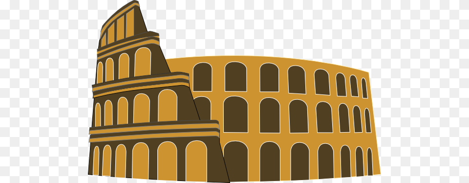 Rome Clipart Old Building For Free Download On Mbtskoudsalg Roman Colosseum Clip Art, Arch, Architecture, Arena, Bullring Png Image