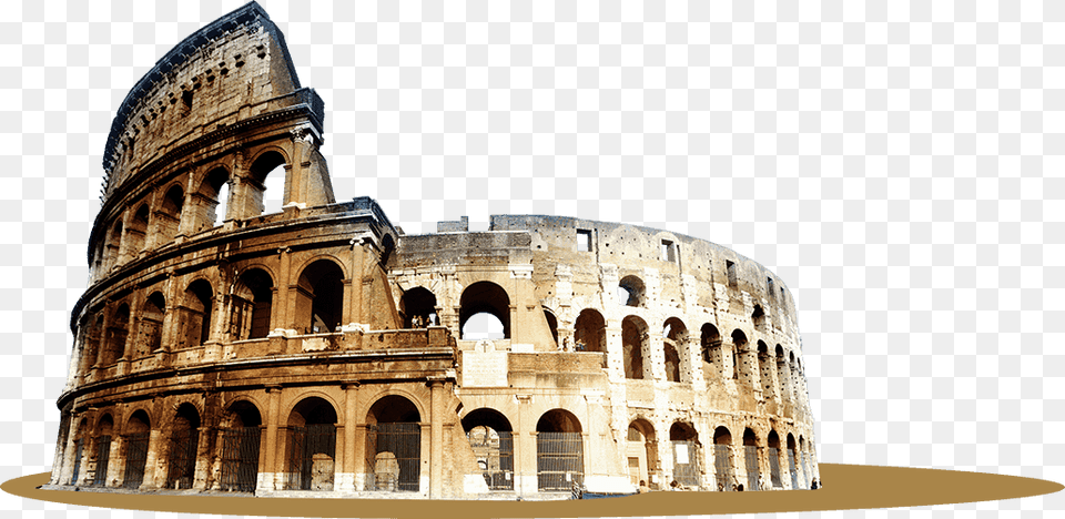 Rome Pc Rec Bank Photo Colosseum Architecture, Building, Arch, Castle Free Transparent Png