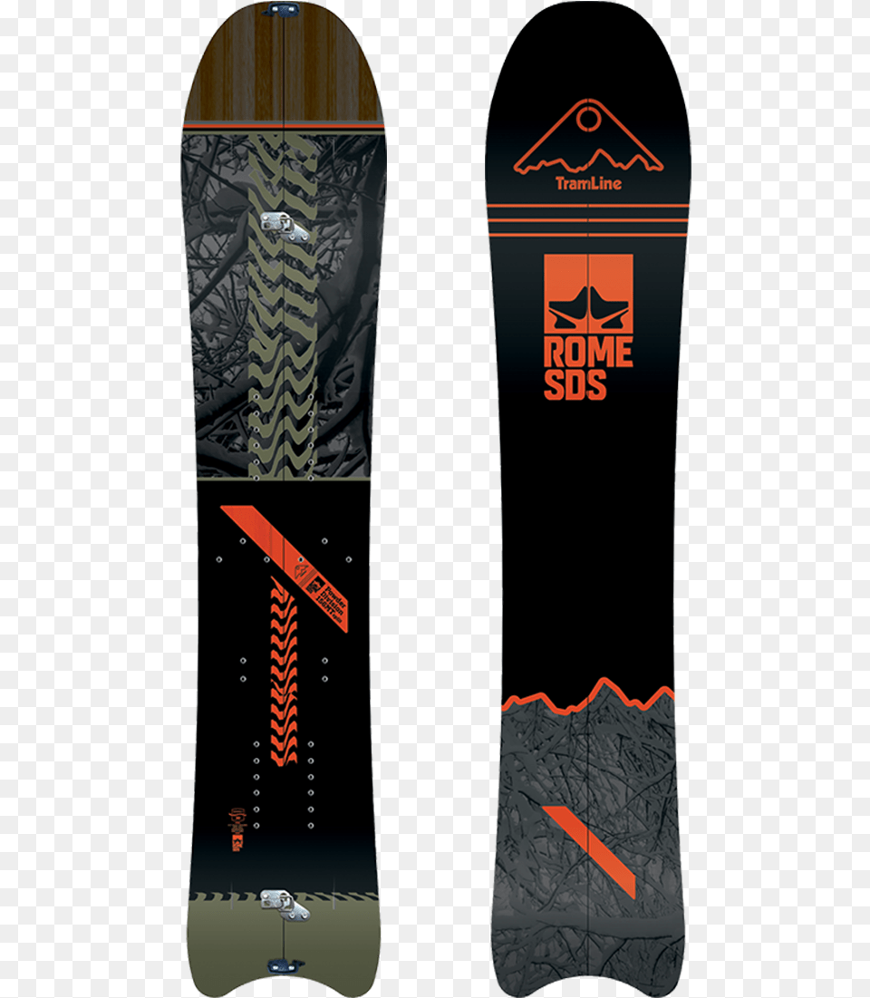 Rome Powder Division Splitboard, Nature, Outdoors, Sea, Water Png