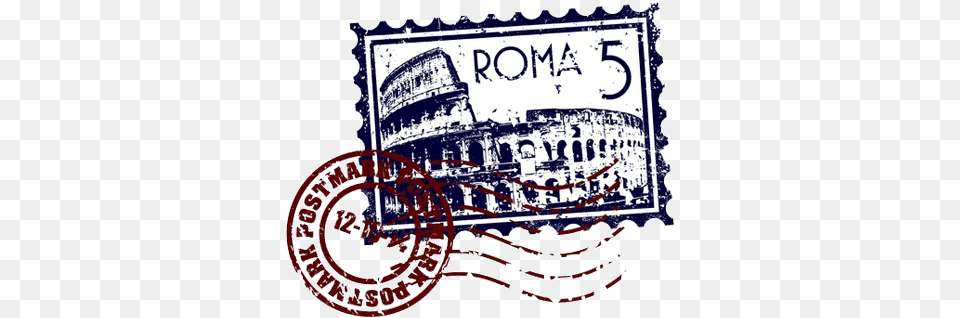 Rome Tour Rome, Postage Stamp, Text Free Png