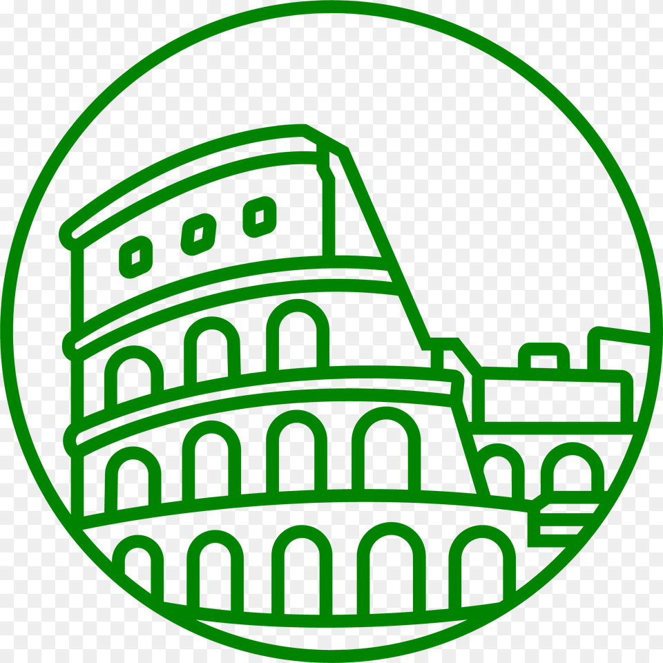 Rome Travel Guide Attractions Rome Icon Circle, Logo, Light Free Transparent Png