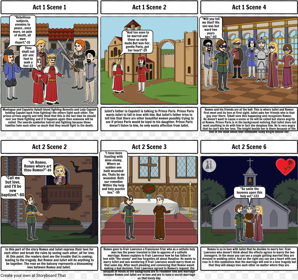 Romeo And Juliet Act 2 Scene 4 Comic Strip, Book, Comics, Publication, Person Png