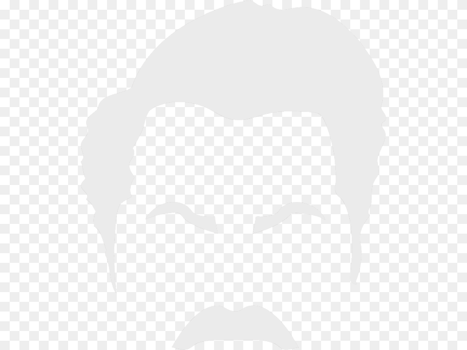 Ron Outline Ron Swanson Outline, Art, Drawing, Clothing, Hardhat Png Image