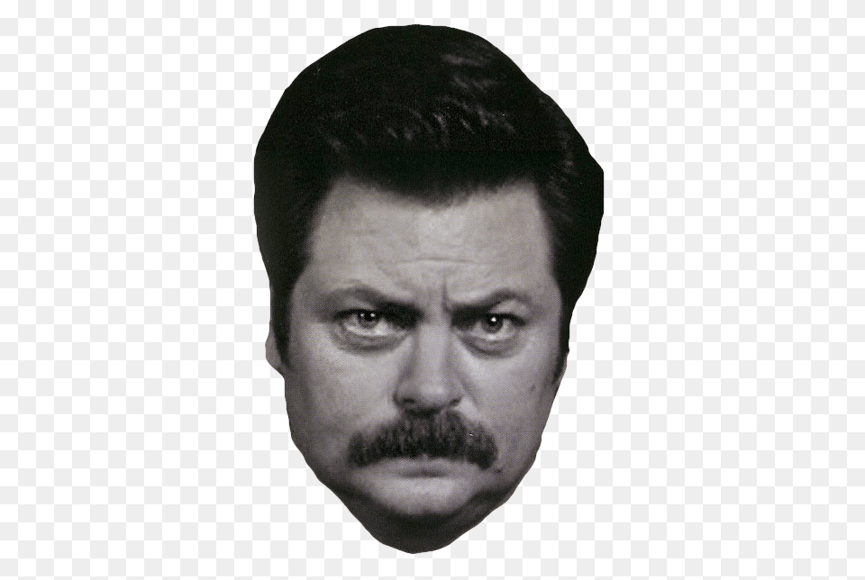 Ron Swanson Quote Generator Parks And Rec Iphone 7 Case, Adult, Portrait, Photography, Person Free Png