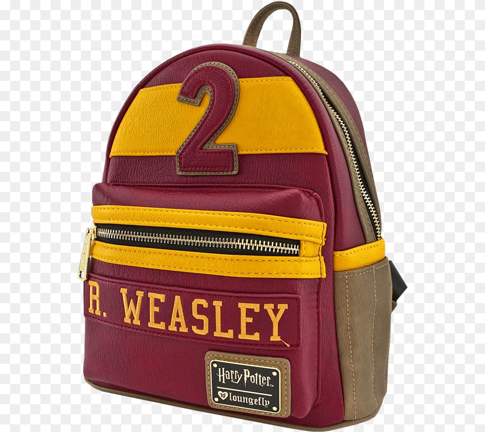 Ron Weasley Gryffindor 10 Faux Leather Mini Backpack Bag, Accessories, Handbag Free Transparent Png