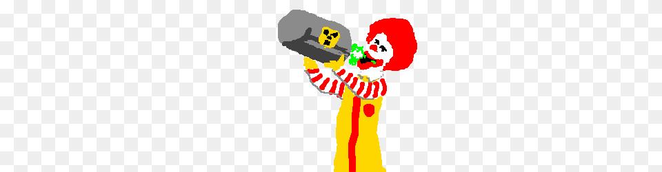 Ronald Mcdonald Feeds On Radioactive Waste Drawing, Performer, Person, Baby, Face Free Png Download