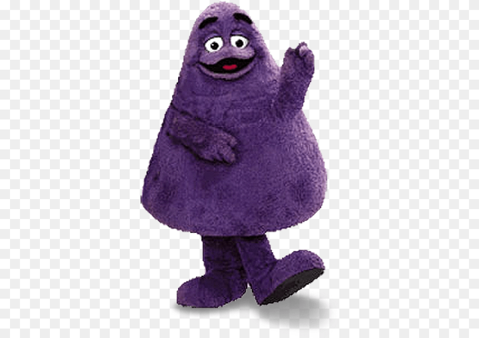 Ronald Mcdonald For Kids Grimace Is A Butt Plug, Plush, Toy, Purple Free Png Download