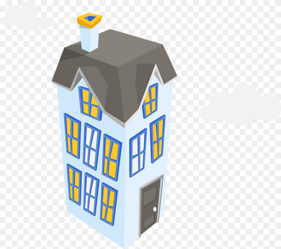 Ronald Mcdonald House Illustration, Neighborhood, City Free Transparent Png