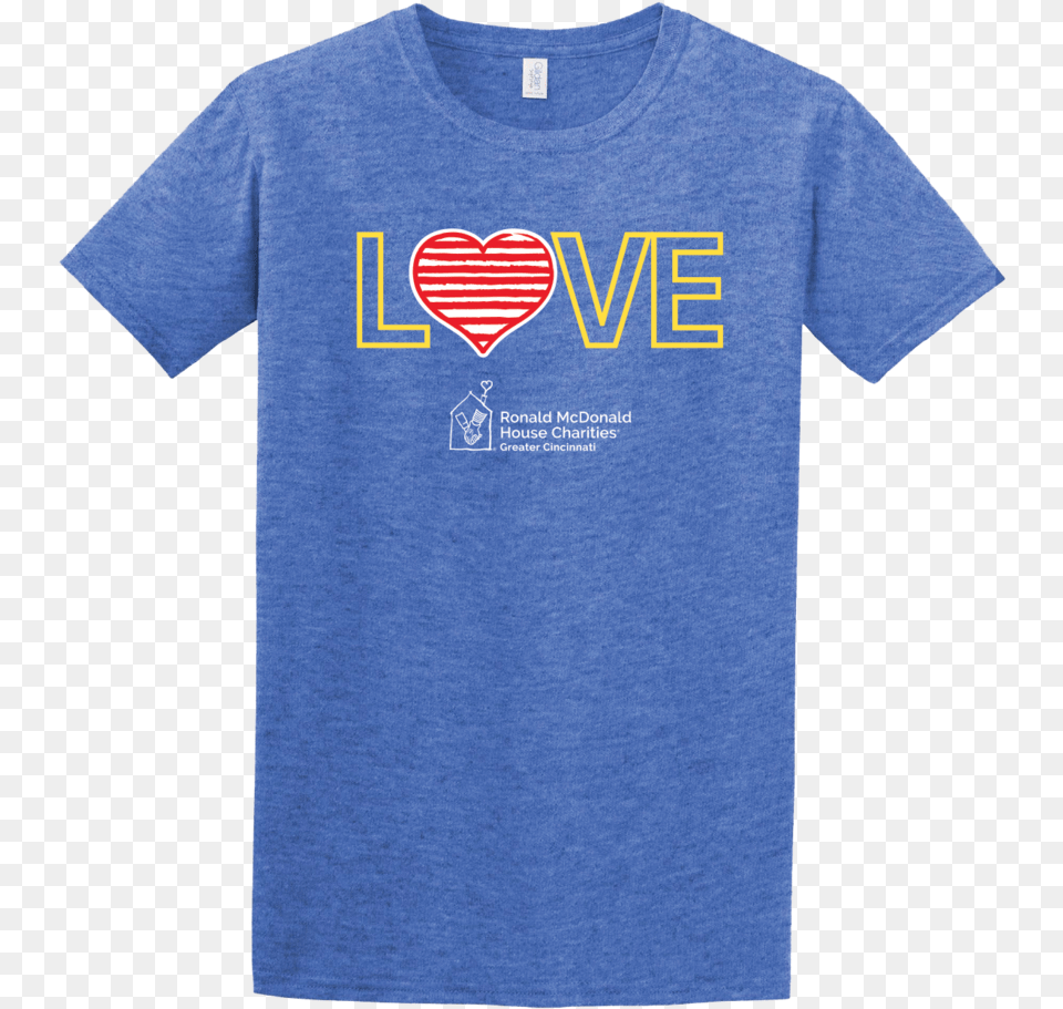 Ronald Mcdonald House Love Short Sleeve, Clothing, Shirt, T-shirt Png Image