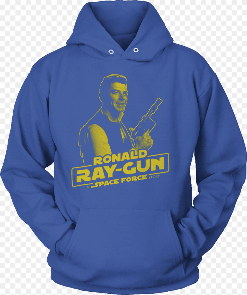 Ronald Ray Gun Hoodie, Sweatshirt, Sweater, Knitwear, Clothing Png Image