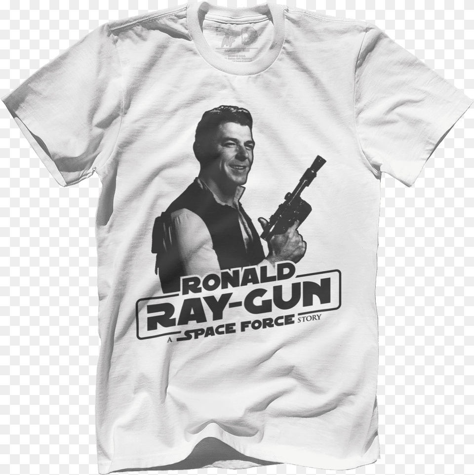 Ronald Ray Gun U Want Sum Fuk Shirt, Clothing, T-shirt, Adult, Person Free Png